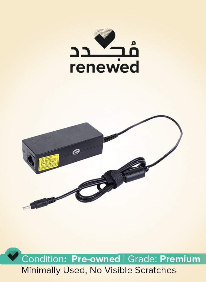 Enter Renewed - BIS Certified 65W, 18.5V/3.5A, 3 Pin High-Efficiency AC Laptop Charger/Adapter for HP Laptops (Without Power Cord) - Image 1